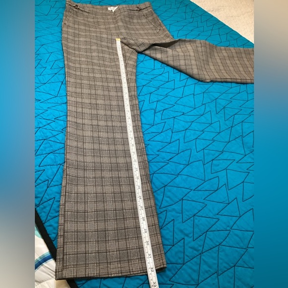 89th + Madison Woman Brown Multi‎ Plaid Pull Up Work Pant, Size M - #333 - Picture 8 of 8